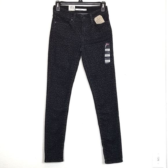 LEVI'S LEOPARD 711 SKINNY SIZE 0/25 BNWT - Picture 5 of 8